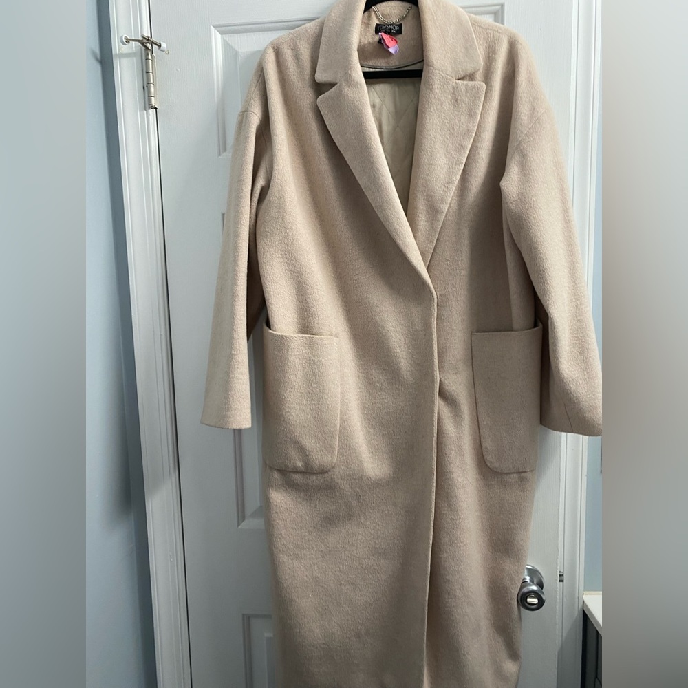 Topshop double breasted coat